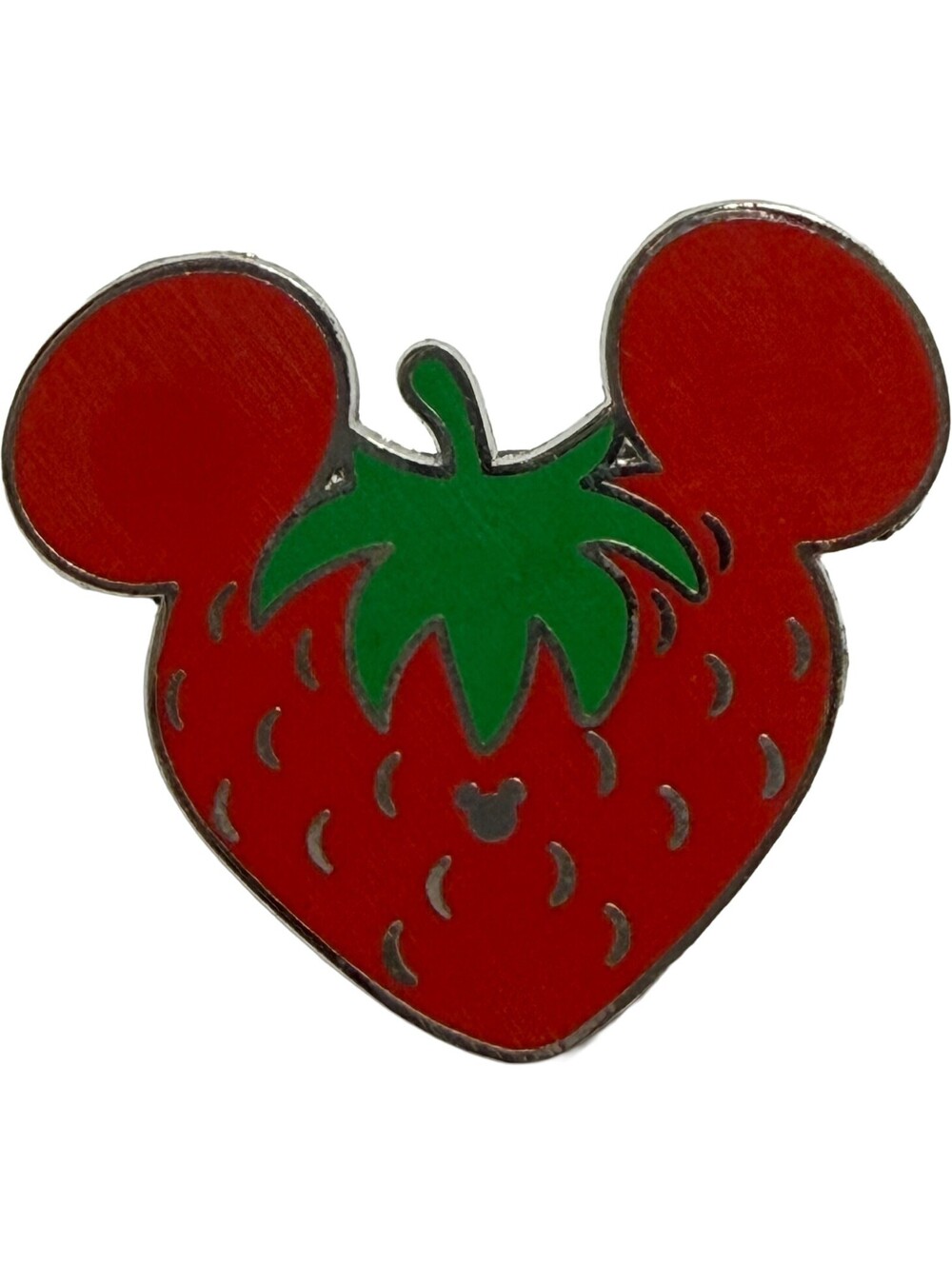 Disney Strawberry Fruit Completer 2008 Hidden Mickey Pin Badge Collectible 62721